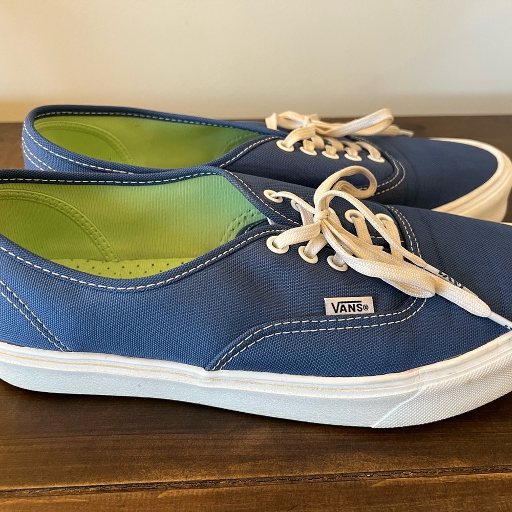 Vans Blue Canvas Sneakers